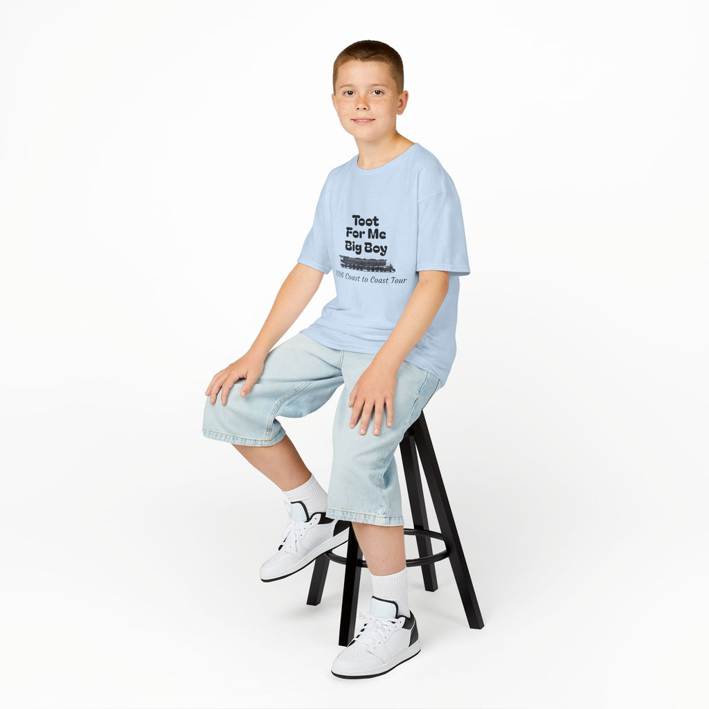 Kids Tee — “Toot For Me Big Boy” 2026 Coast to Coast Tour Graphic Shirt