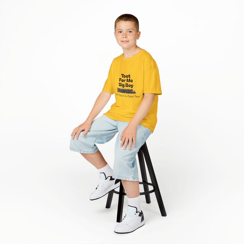 Kids Tee — “Toot For Me Big Boy” 2026 Coast to Coast Tour Graphic Shirt