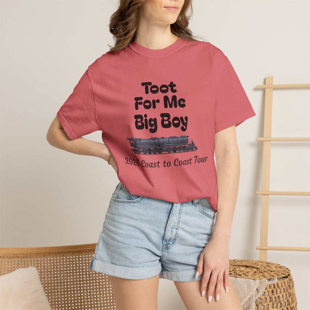 Toot For Me Big Boy Tour T-Shirt — 2026 Coast to Coast Train Tour Tee