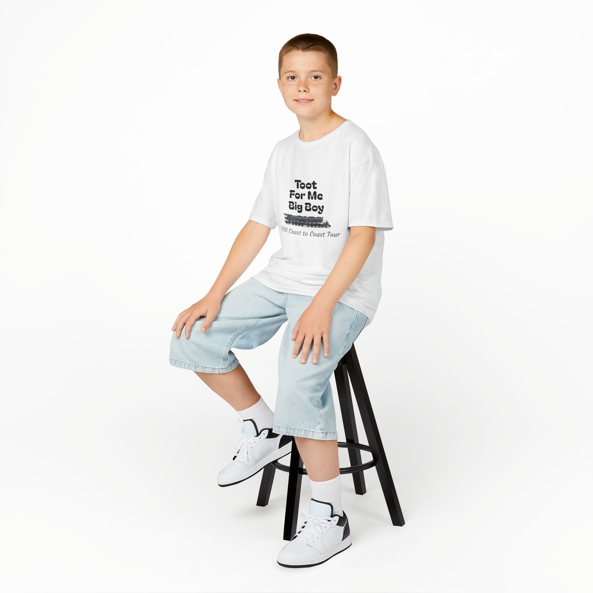 Kids Tee — “Toot For Me Big Boy” 2026 Coast to Coast Tour Graphic Shirt