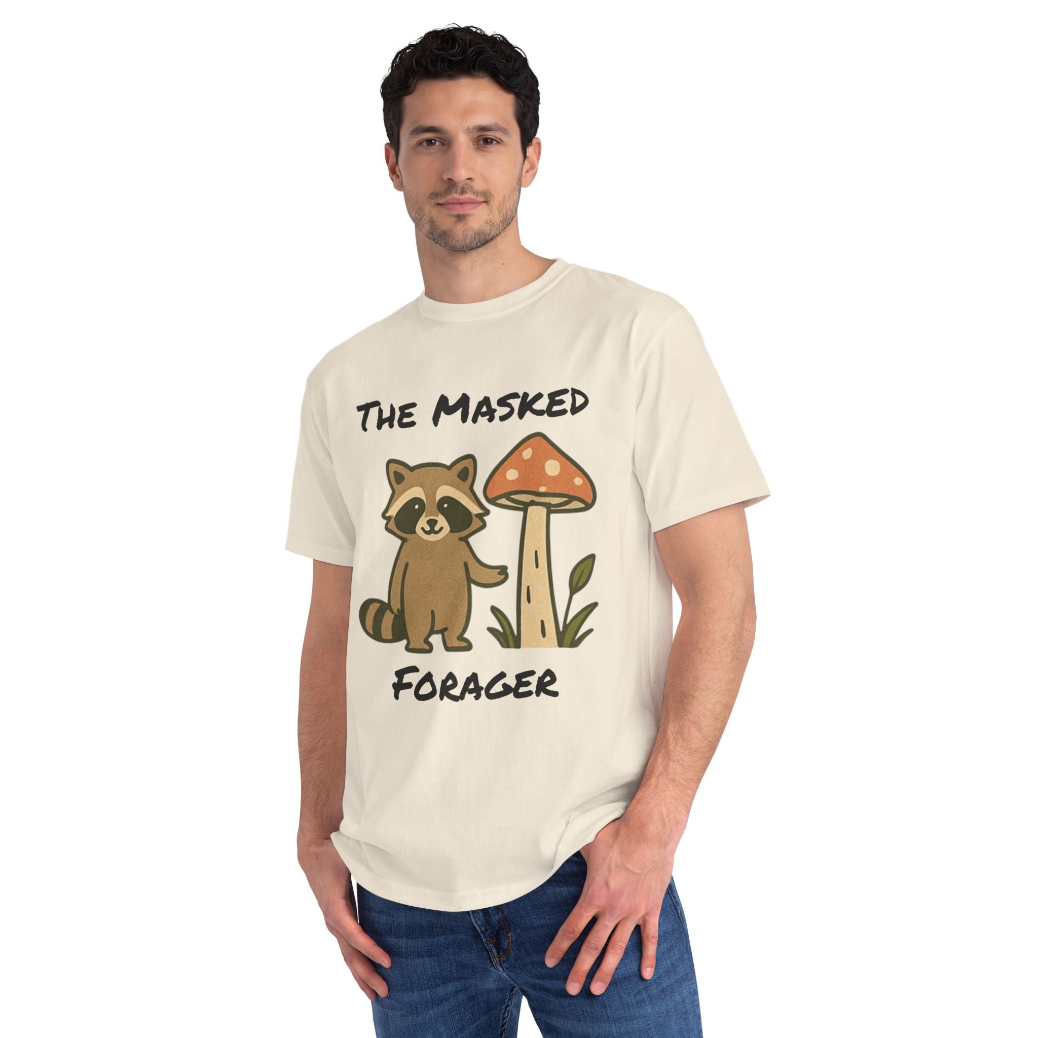 T-Shirt — The Masked Forager Raccoon Tee