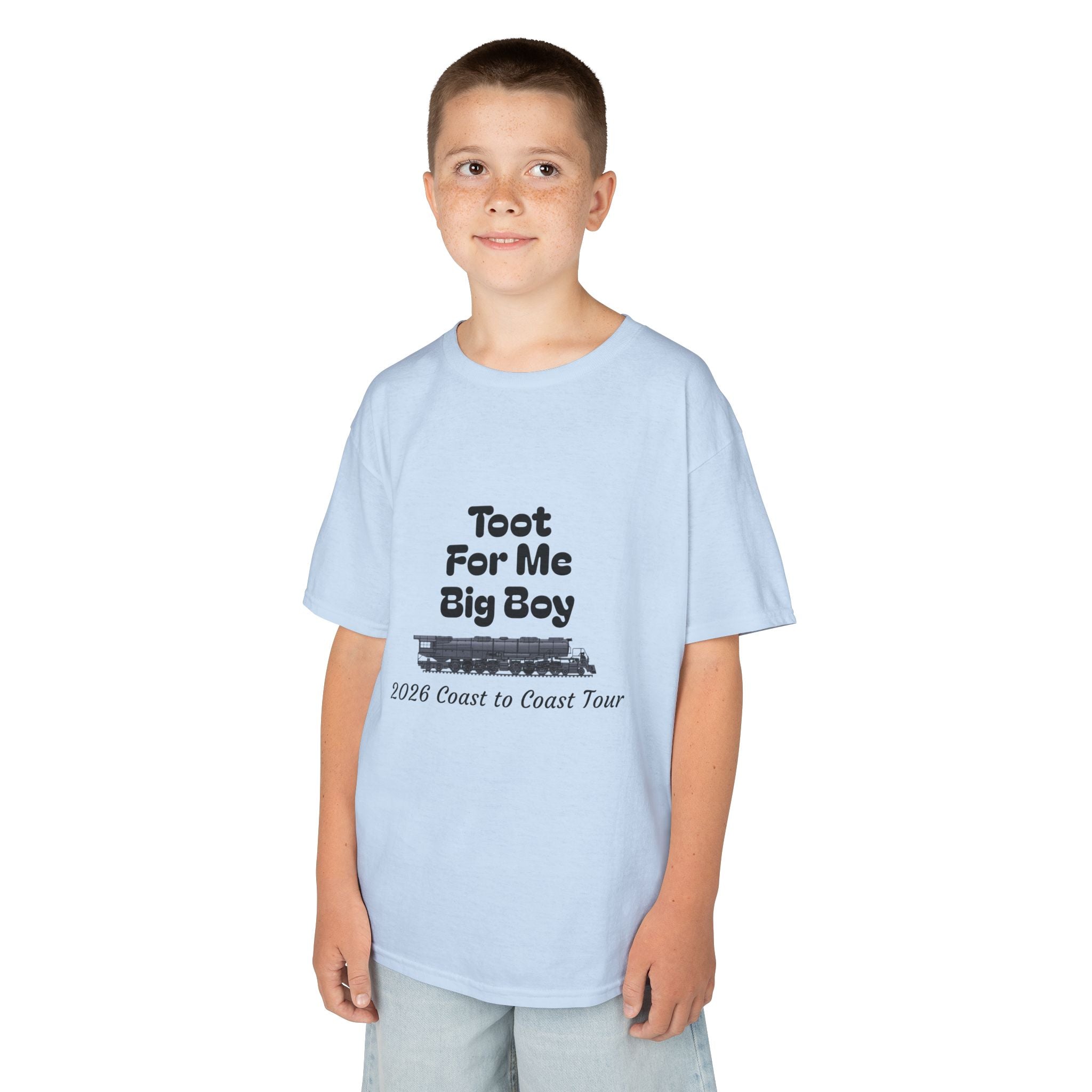 Kids Tee — “Toot For Me Big Boy” 2026 Coast to Coast Tour Graphic Shirt
