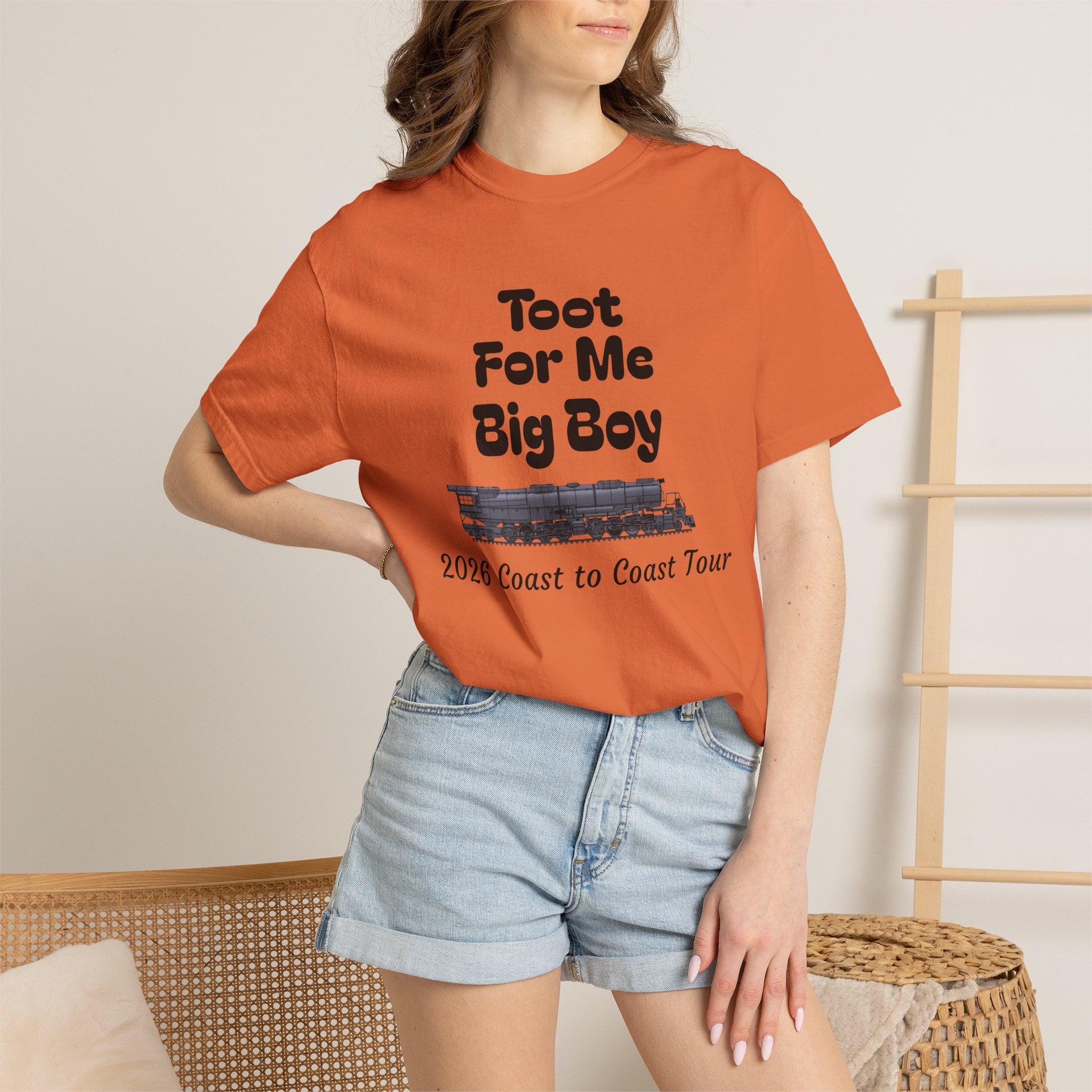 Toot For Me Big Boy Tour T-Shirt — 2026 Coast to Coast Train Tour Tee