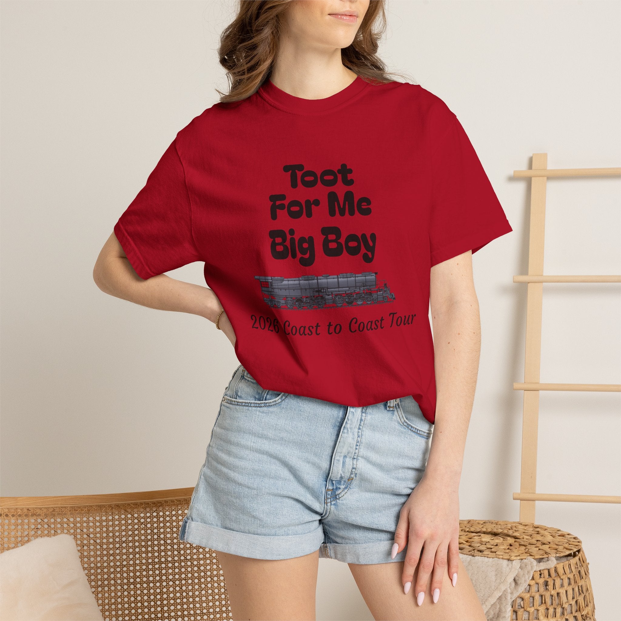 Toot For Me Big Boy Tour T-Shirt — 2026 Coast to Coast Train Tour Tee