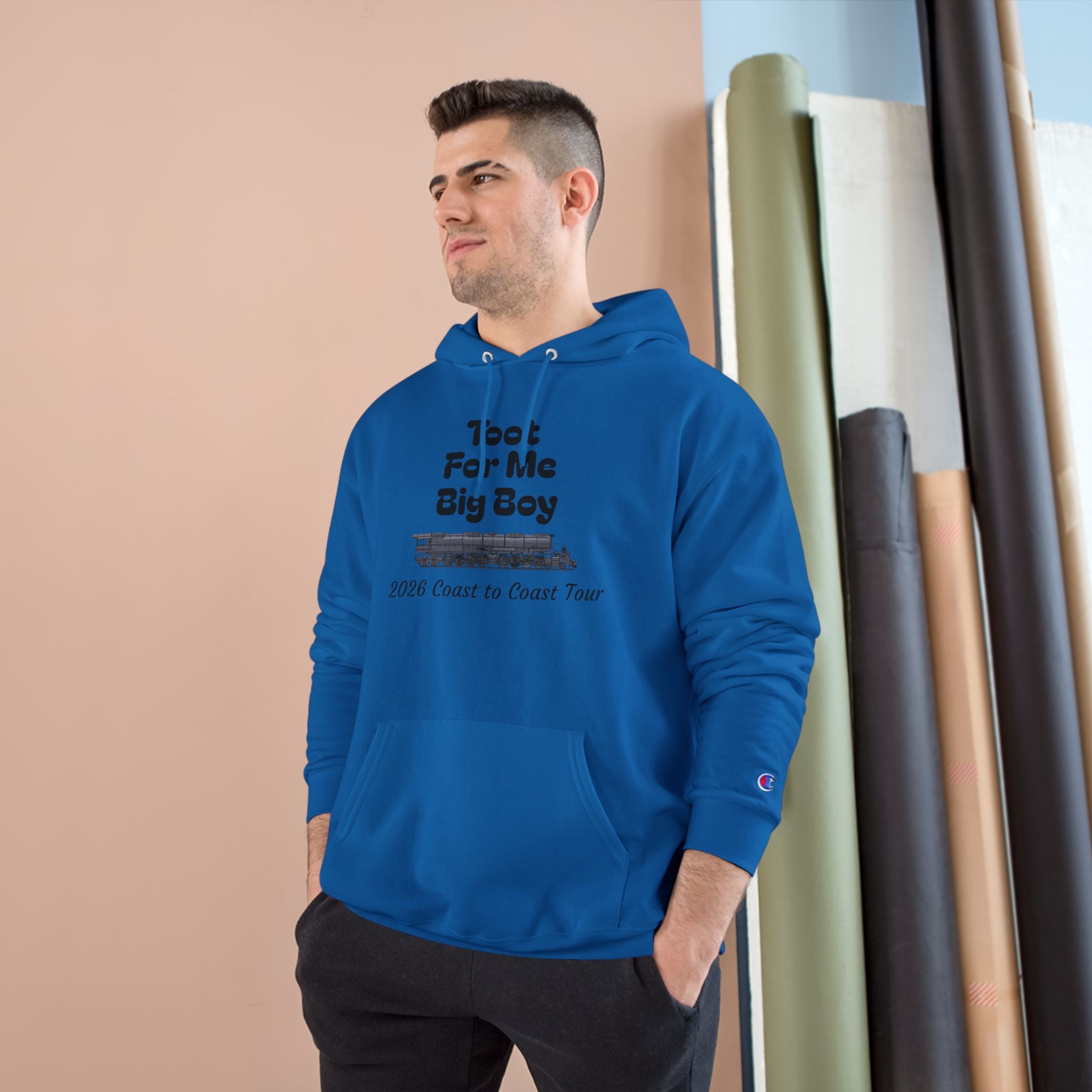 Toot For Me Big Boy Hoodie — Vintage Train Tour Pullover