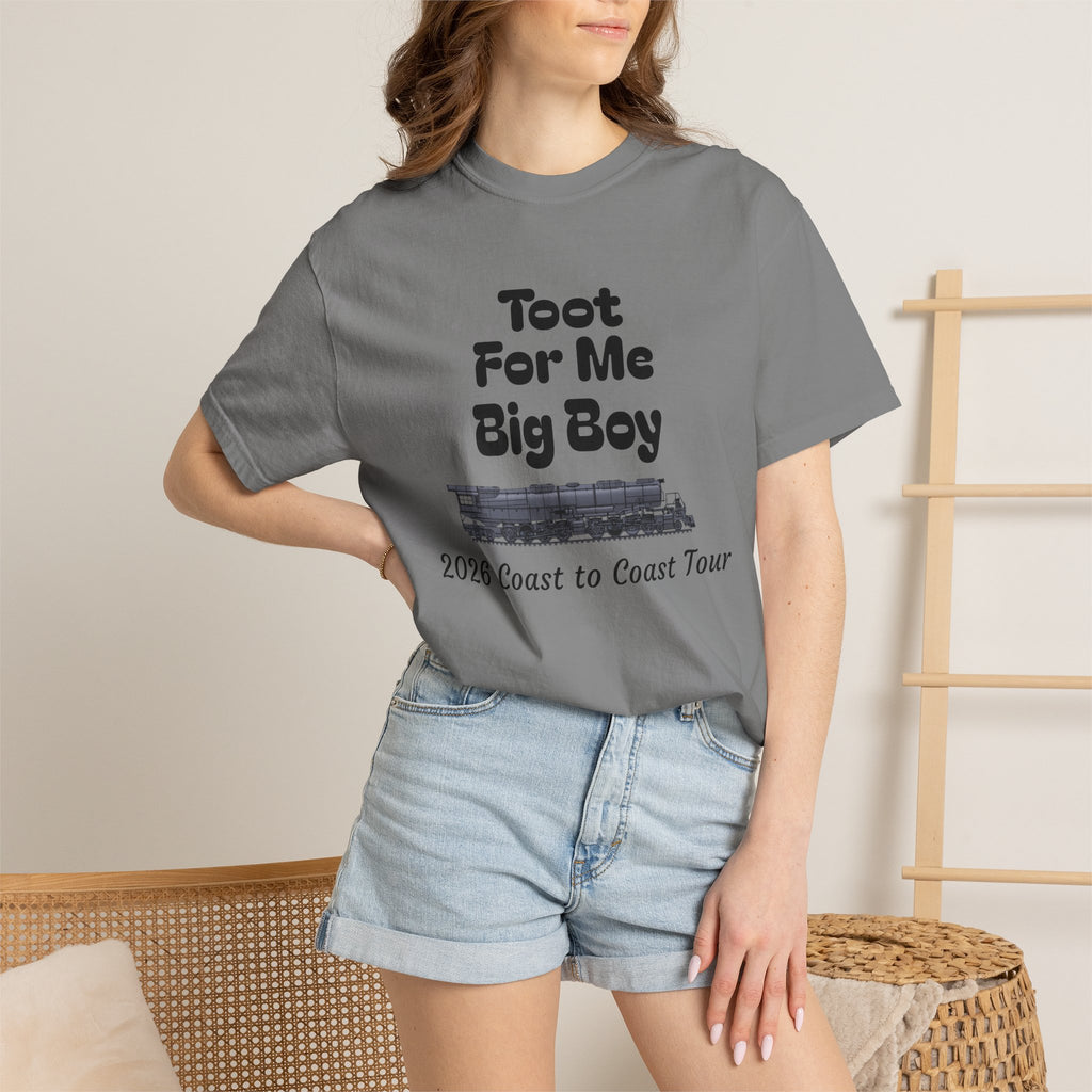 Toot For Me Big Boy Tour T-Shirt — 2026 Coast to Coast Train Tour Tee
