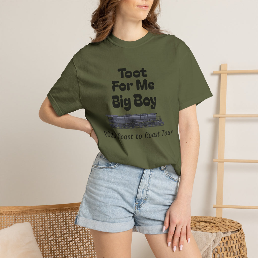 Toot For Me Big Boy Tour T-Shirt — 2026 Coast to Coast Train Tour Tee