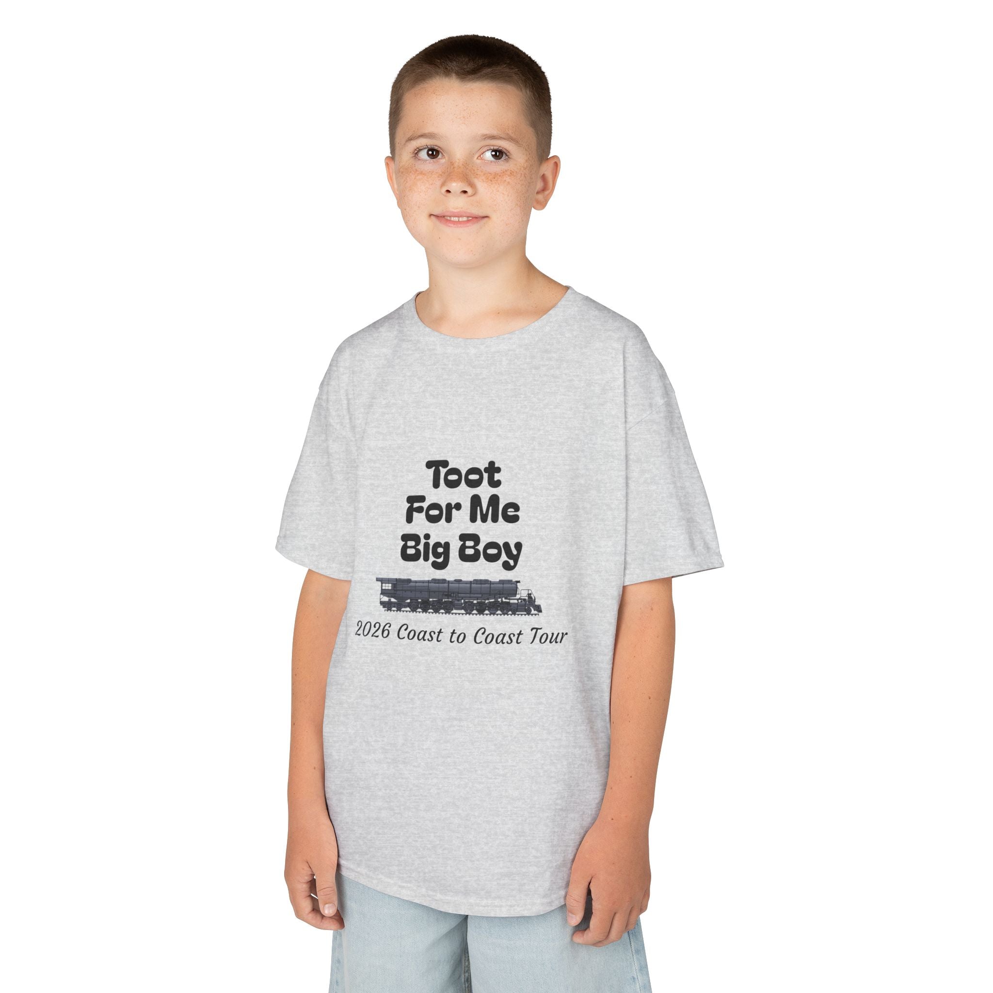 Kids Tee — “Toot For Me Big Boy” 2026 Coast to Coast Tour Graphic Shirt