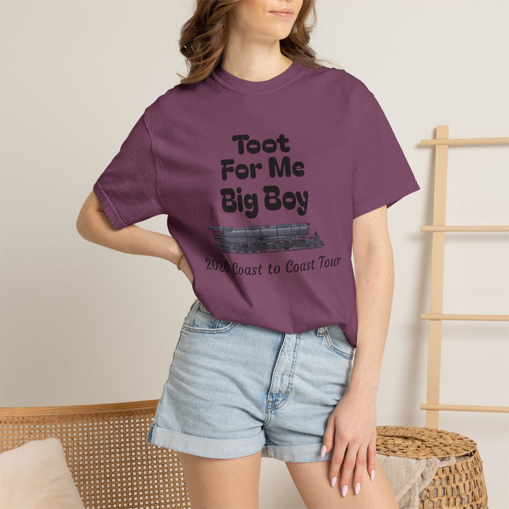 Toot For Me Big Boy Tour T-Shirt — 2026 Coast to Coast Train Tour Tee