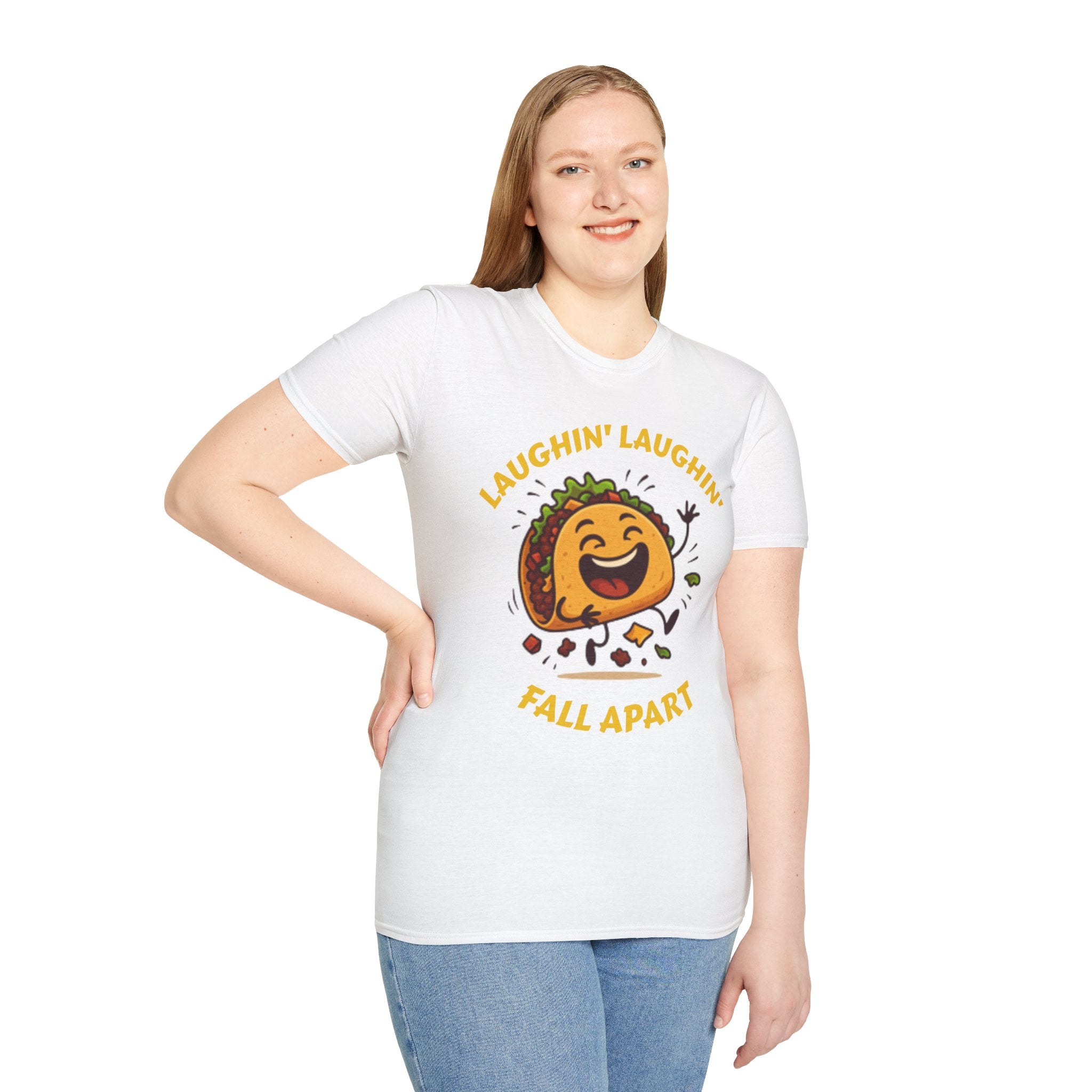 T-Shirt — Laughin' Laughin' Taco Fall Apart Funny Graphic Tee