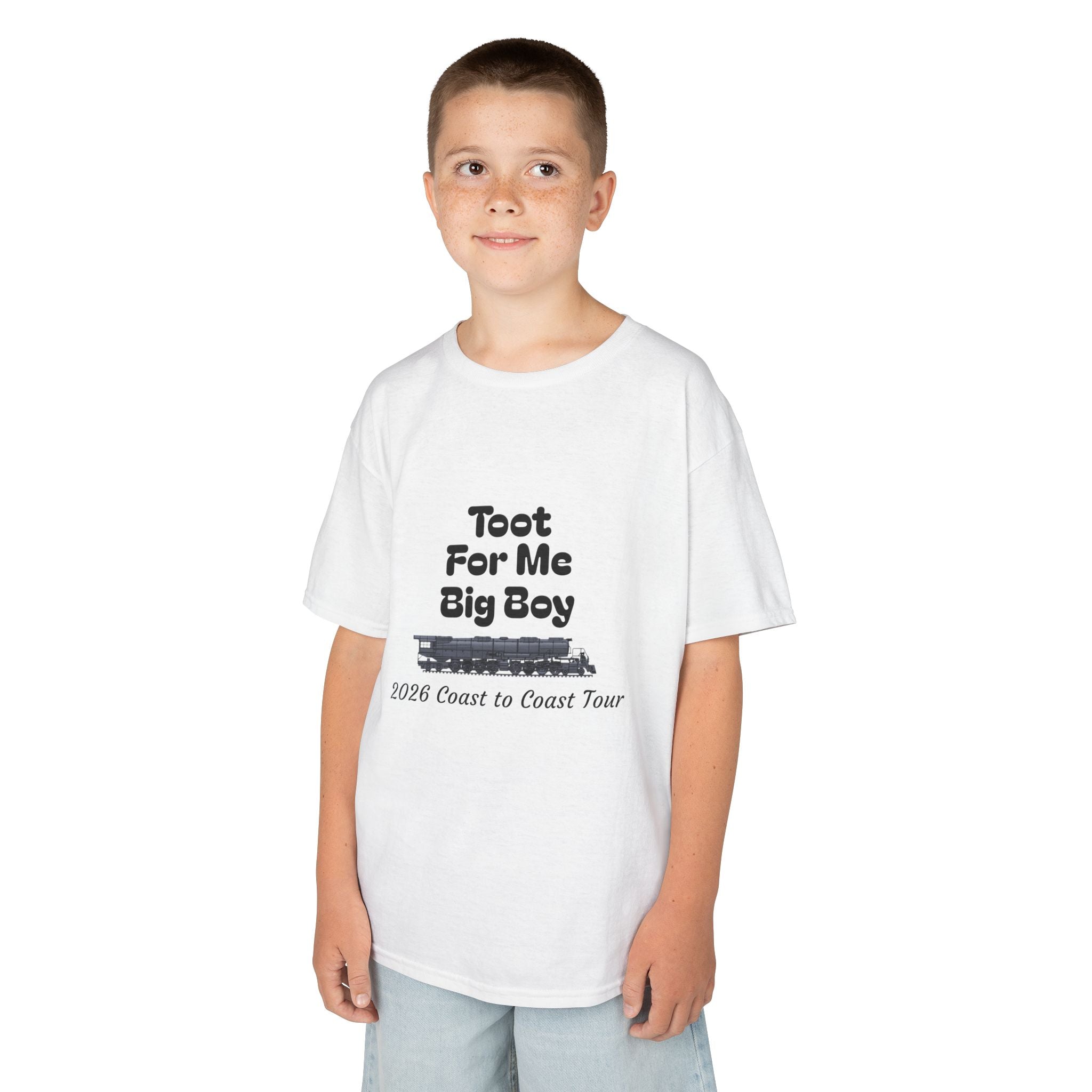 Kids Tee — “Toot For Me Big Boy” 2026 Coast to Coast Tour Graphic Shirt