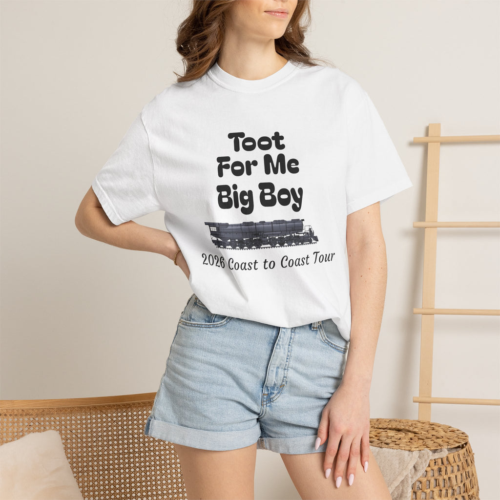 Toot For Me Big Boy Tour T-Shirt — 2026 Coast to Coast Train Tour Tee