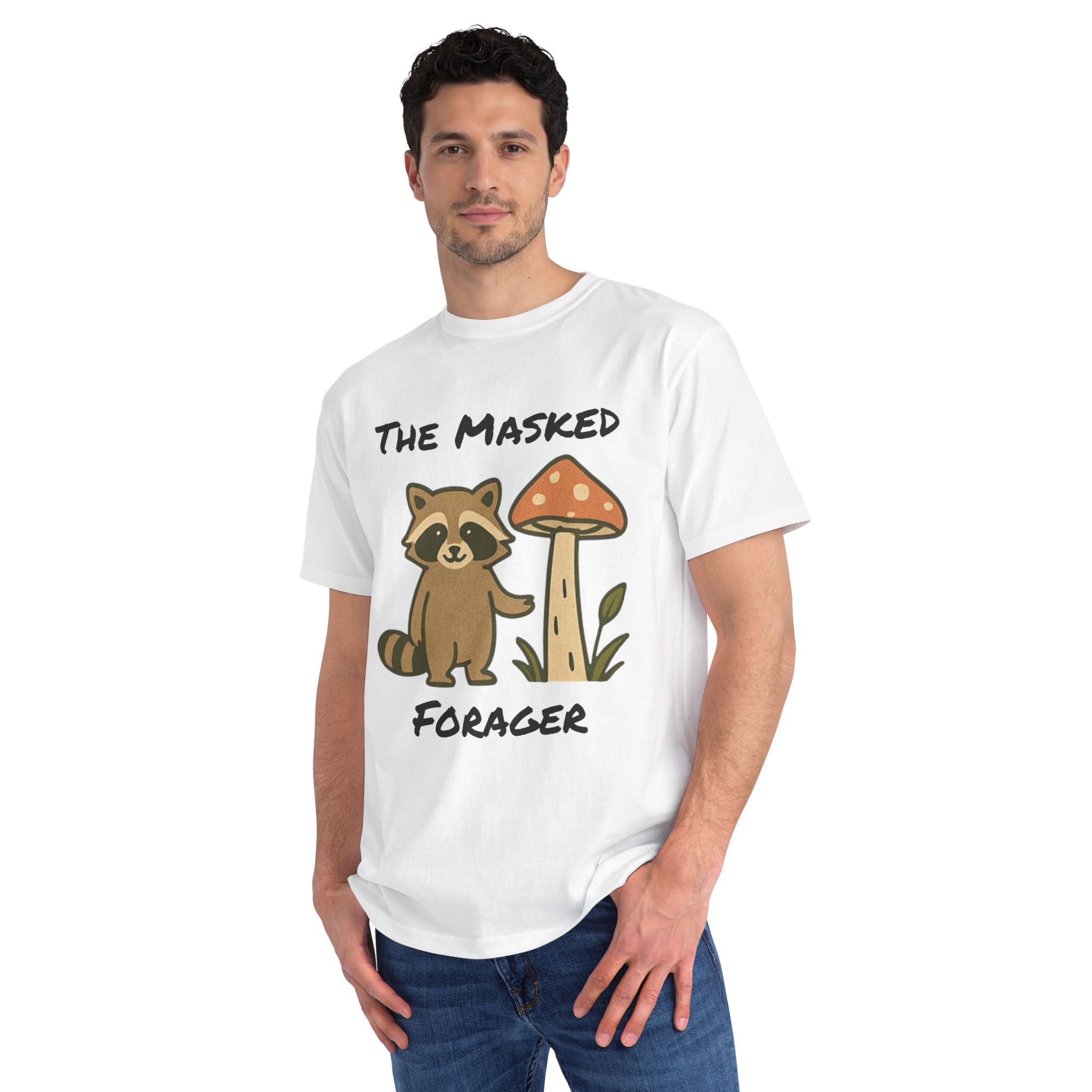 T-Shirt — The Masked Forager Raccoon Tee