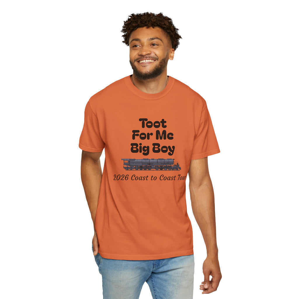 Toot For Me Big Boy Tour T-Shirt — 2026 Coast to Coast Train Tour Tee