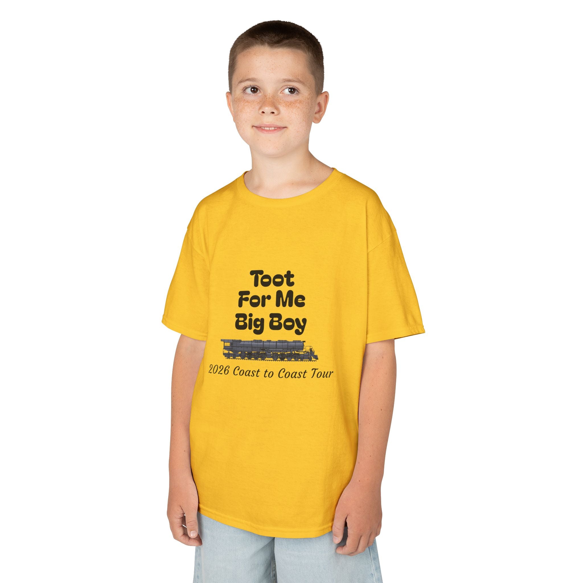 Kids Tee — “Toot For Me Big Boy” 2026 Coast to Coast Tour Graphic Shirt