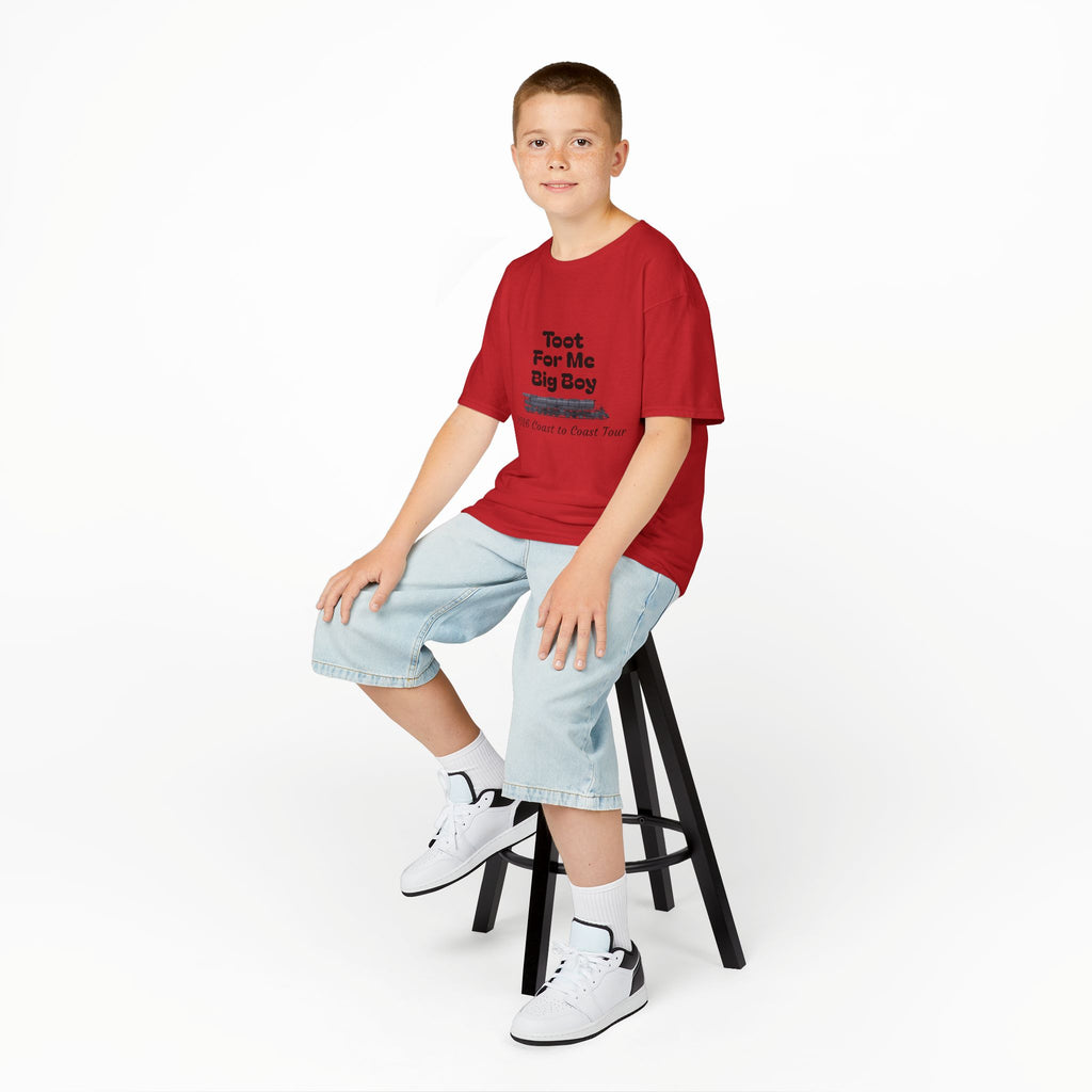Kids Tee — “Toot For Me Big Boy” 2026 Coast to Coast Tour Graphic Shirt